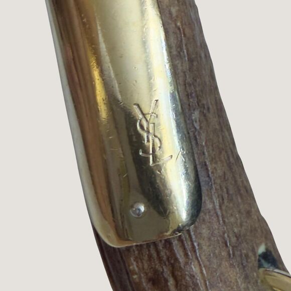 YSL Mombasa Black Canvas Hobo Bag — Tom Ford Era 100% authentic - Picture 7 of 8